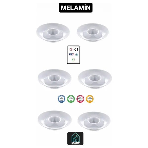 Dogant 6 Adet Melamin Yumurtalık 11 cm - Rafadan Yumurtalık