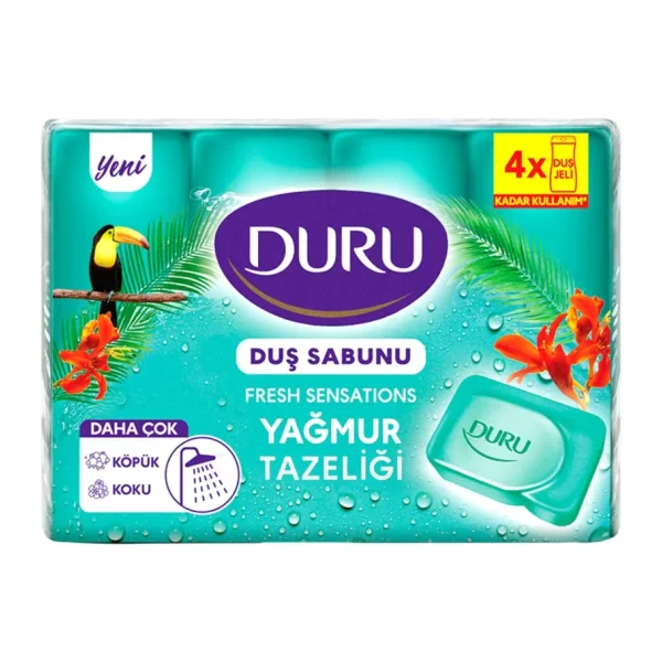 Duru Fresh Sensations Yağmur Ormanı 4x150 gr Duş Sabunu