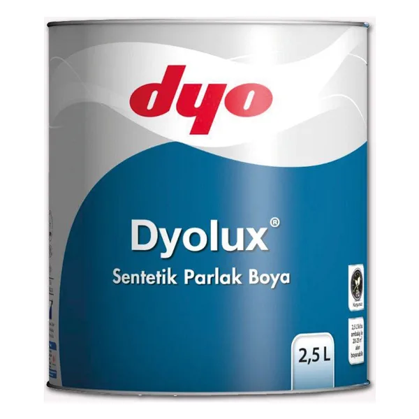 Dyo Dyolux Sentetik 2.5 lt Yağlı Boya - Siyah