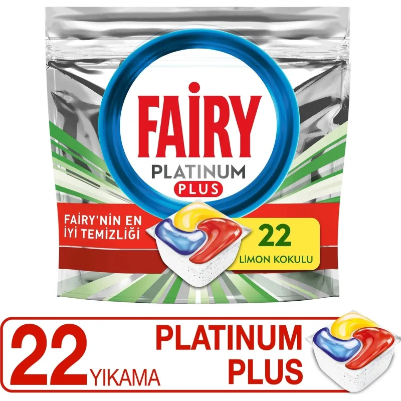 Fairy Platinum Plus Bulaşık Makinesi Tableti 22'li