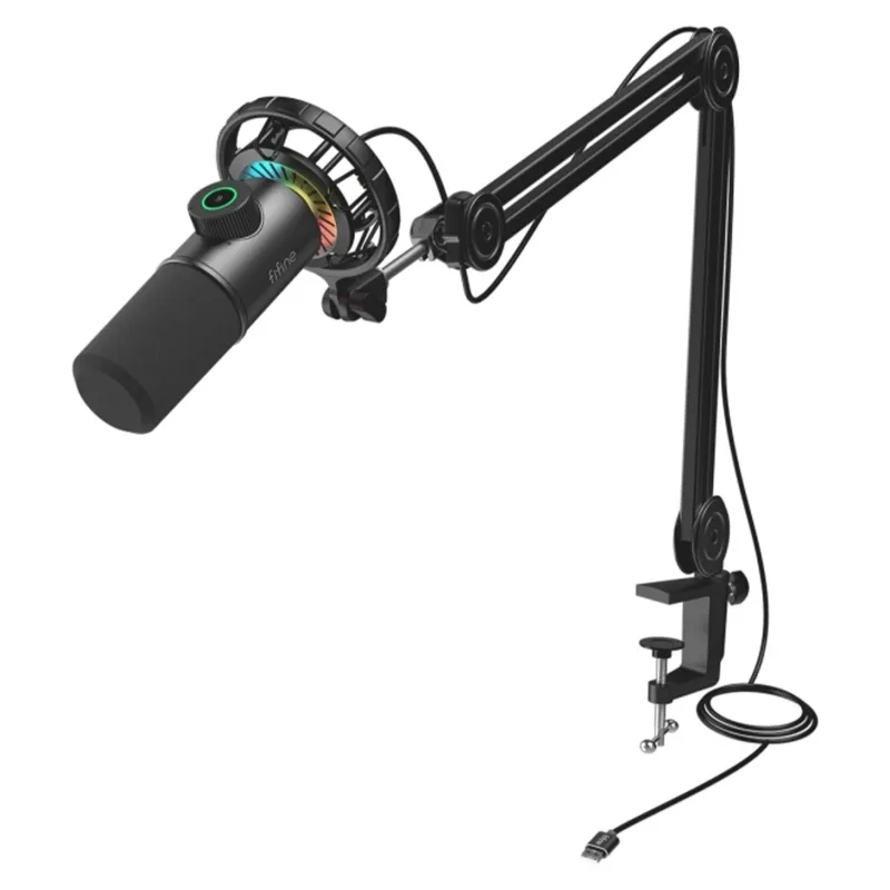 Fifine T658 USB RGB Dinamik Mikrofon Seti