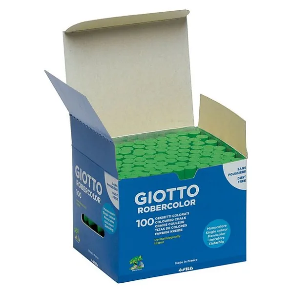 Giotto Robercolor Tozsuz 100'lü Yeşil Tebeşir
