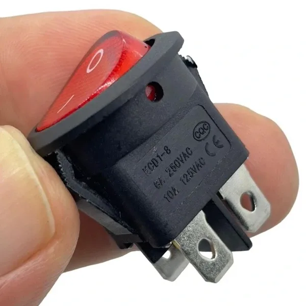 IC-131-4 Yuvarlak Işıklı Anahtar ON-OFF 4P