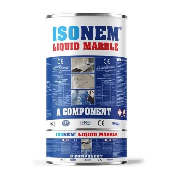 Isonem Liquid Marble 5 kg Tezgah ve Zemin Kaplama Malzemesi