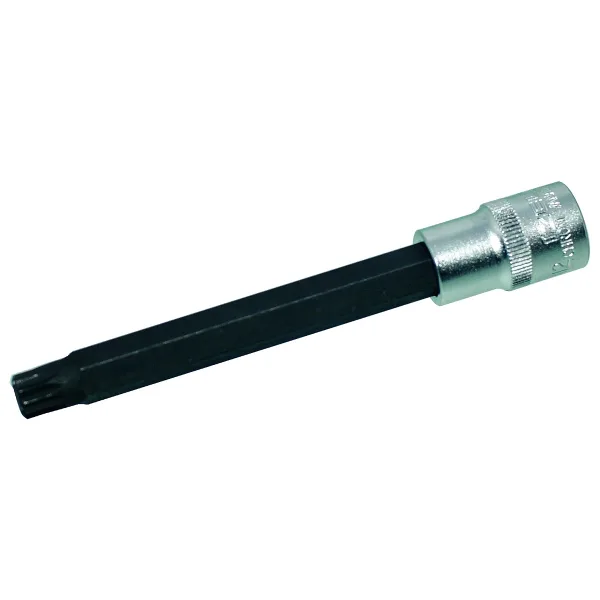 izeltas 1114064212 M 12 1/2 On Iki Köşe Lokmalı Bits Uç Uzun Boy (140 Mm), Krom, M12