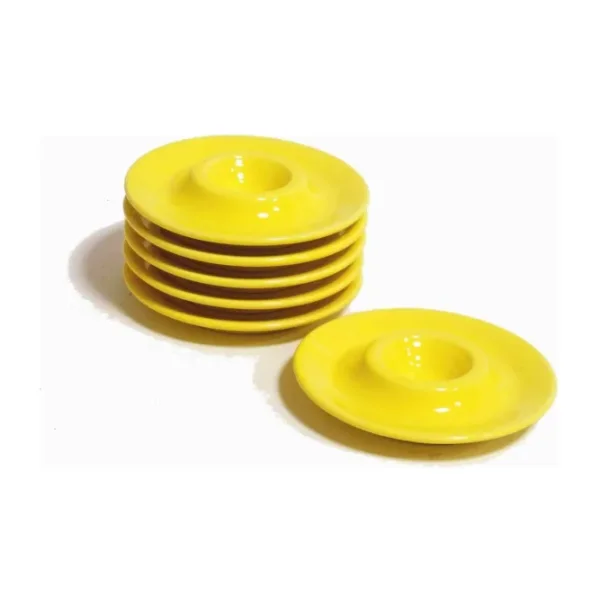 Keramika 6 Adet Ege Yumurtalık 13 Cm Sarı