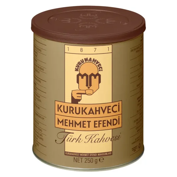 Kurukahveci Mehmet Efendi Türk Kahvesi 250 gr Teneke