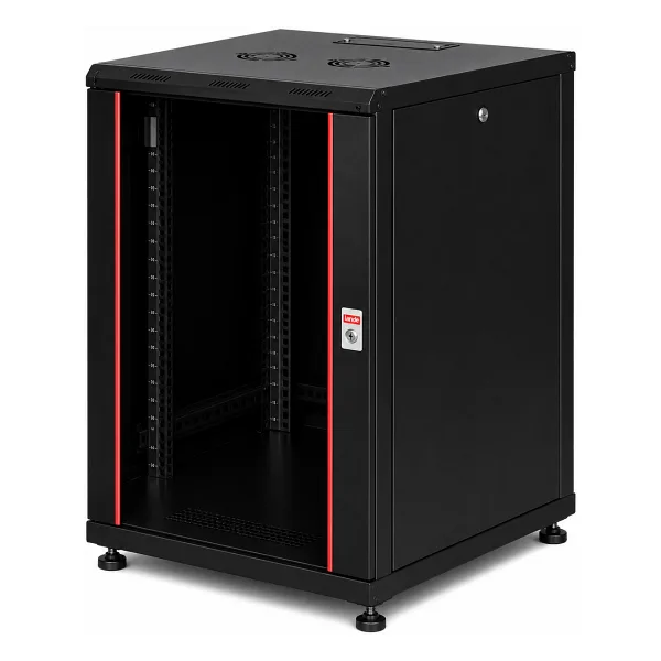 Lande 20U W600mm x D800mm Dikili Tip Kabinet LN-PR20U6080-BL-121
