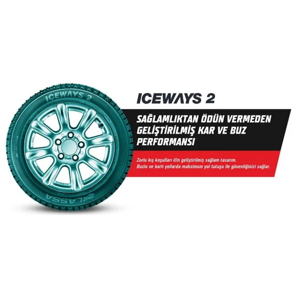 Lassa Iceways 2 205/55 R16 91T Kış Lastiği - 2026