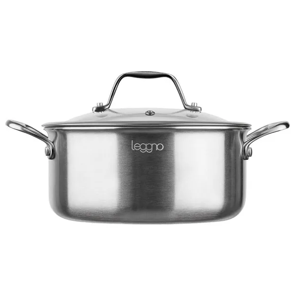 Leggno Elite Pro 3Ply Petek Dokulu 32 cm Derin Tencere