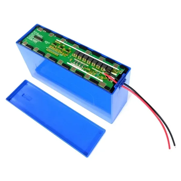 Li-ion 18650 13S 6P 48V 30A 78'li E-Bike Batarya Kutusu Seti - Mavi
