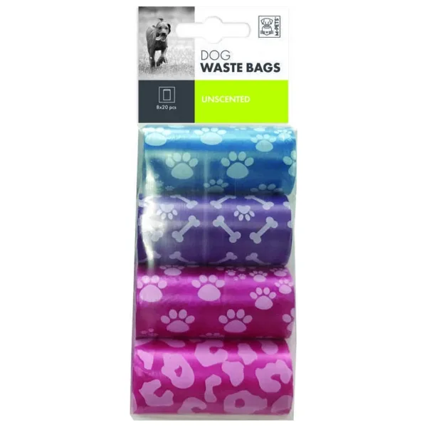 M-Pets Dışkı Poşeti Mix Color 8X20 Li