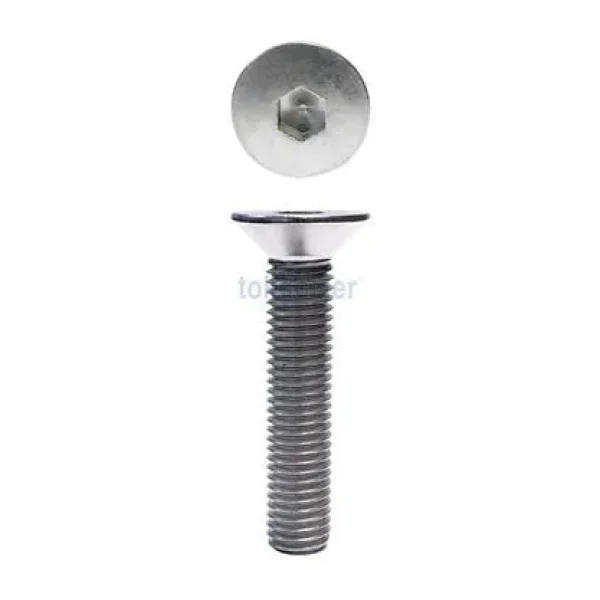 M4x10 DIN 7991 A2 Havşa Başlı Paslanmaz Inox İmbus 10.9 Kalite Çelik Cıvata