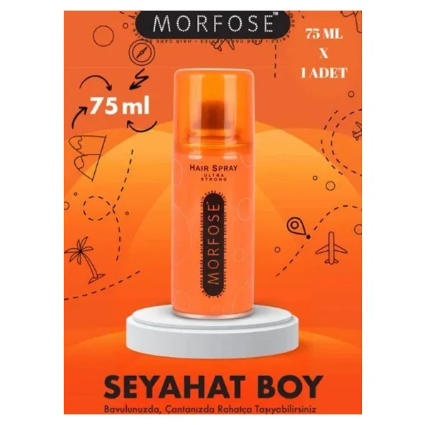 Morfose Ultra Strong 75 ml Saç Spreyi