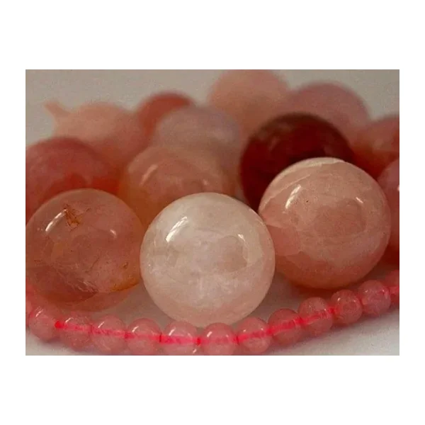 Pembe Kuvars Taşı Küre