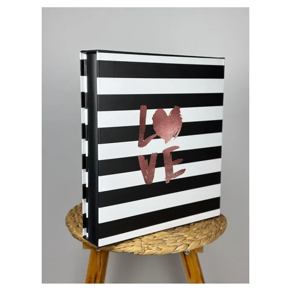 Rabsev Rs25 Fotoğraf Albümü 10x15cm 600 Lük Love Desenli Kutulu Yatay Dikey Modeli