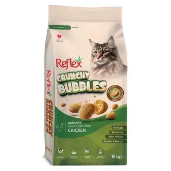 Reflex Crunchy Bubbles Urinary Tavuklu 10 kg Yetişkin Kedi Maması