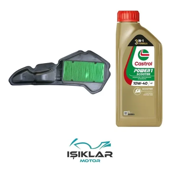 Rks Reale125 Castrol Yağ Ve Hava Filtre Bakım Seti Bs0019