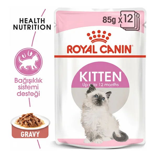 Royal Canin Kitten Gravy 85 gr 12'li Yavru Kedi Yaş Maması