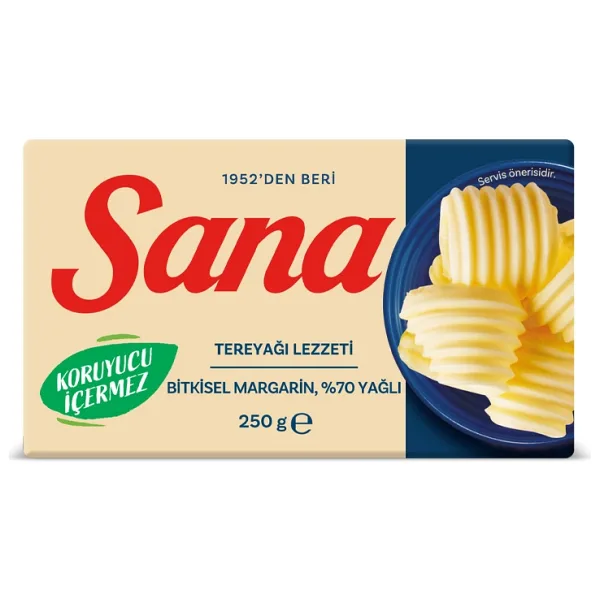 Sana Tereyağı Lezzeti Margarin 250 gr