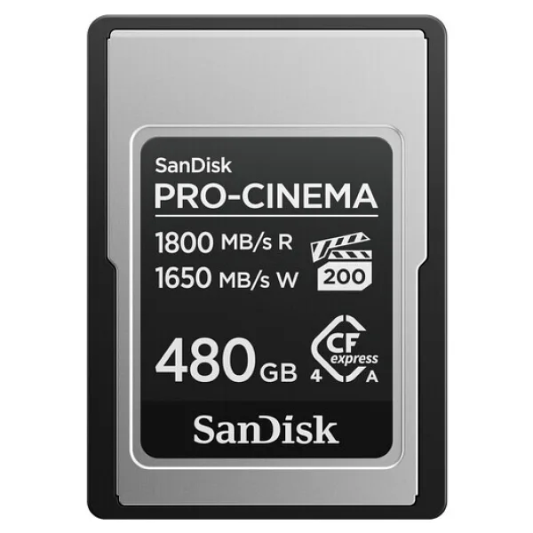SanDisk PRO-CINEMA SDCFEA-480G-GN4NN CFexpress Type-A 8K 480 GB Hafıza Kartı