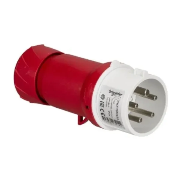 Schneider PKE16M435 5x16A 3P+N+T IP44 Vidalı CEE Norm Düz Fiş