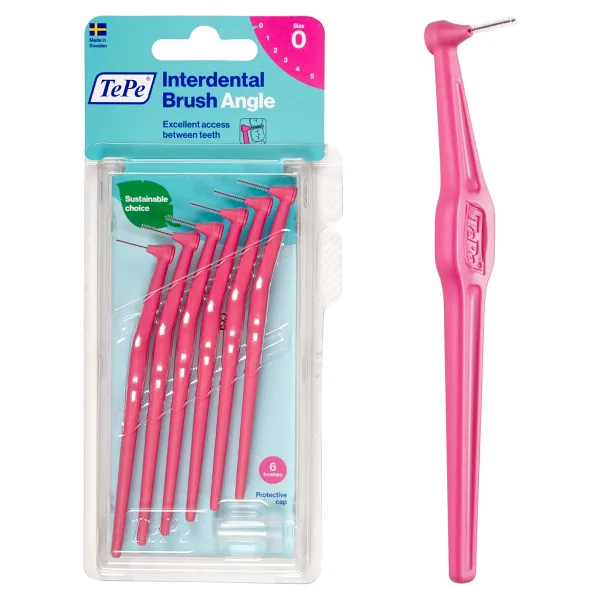 Tepe Angle Pembe 0.4 mm 6'lı Arayüz Fırçası