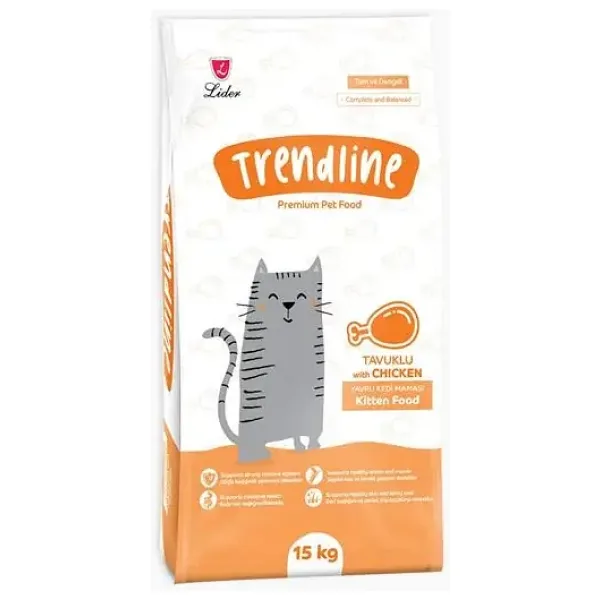 Trendline Kitten Tavuklu 15 kg Yavru Kedi Maması
