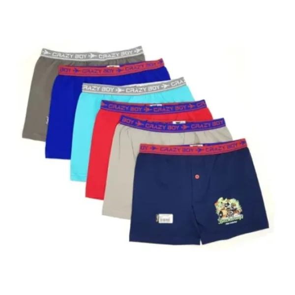 Tutku Erkek Çocuk Lacivert Desenli 3'Lü Boxer