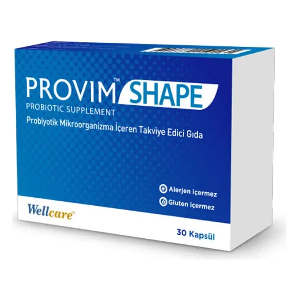 Wellcare Provim Shape Probiyotik 30 Kapsül