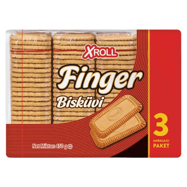 Xroll Finger Bisküvi 450 gr