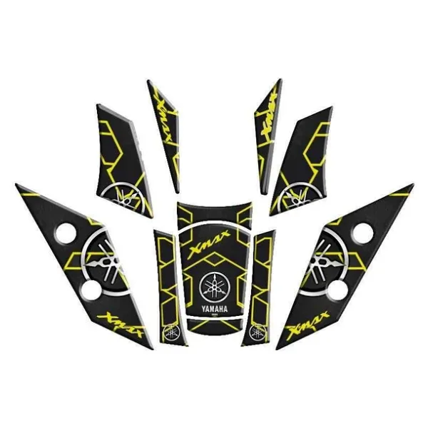 Yamaha Xmax 2018 - 2022 Uyumlu Tank Pad Set 013