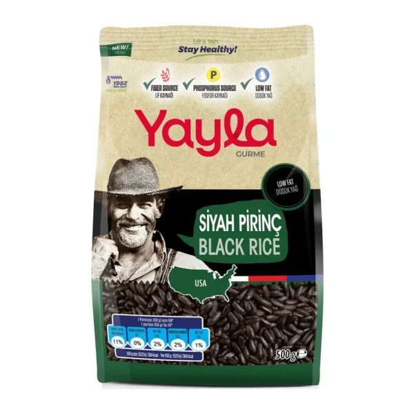 Yayla Gurme Siyah Pirinç 500 gr