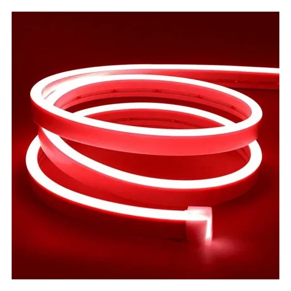 12V Esnek Neon Şerit Led 5 Metre - Kırmızı