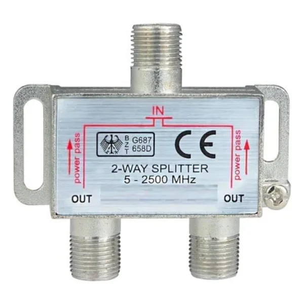2 Li Uydu Splitter Kablo Tv Rg6 4818p Çoklayıcı Dağıtıcı Anten Çanak Çevirici Switch Hub