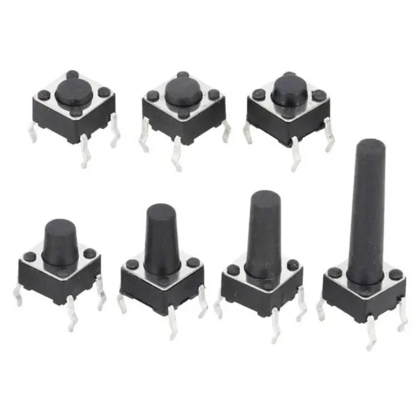 6x6x13mm 4 Pinli Push Buton - Tact Switch