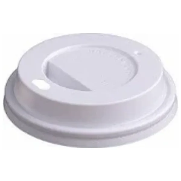 90 mm Karton Bardak Kapağı Beyaz (1000'li)