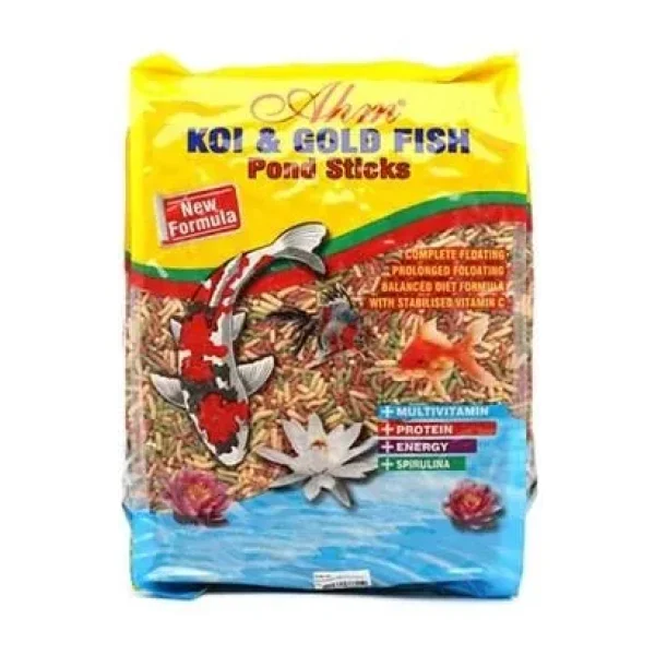 Ahm Koi Gold Fish Mix Pond Sticks 1 kg Balık Yemi