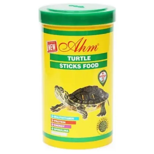 Ahm Turtle Sticks Green Food 250 ml Kaplumbağa Yemi