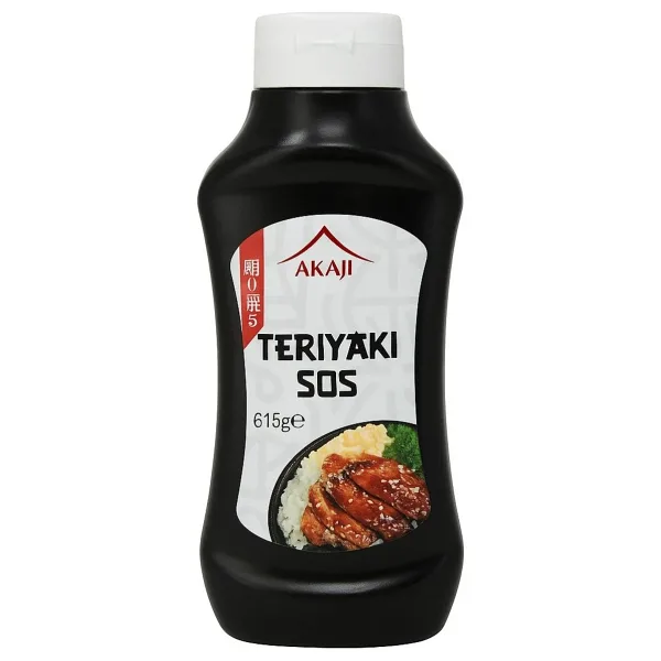 Akaji Teriyaki Sos 615 G - Japon Tarzı Marinasyon ve Pişirme Sosu - 650,0 gr