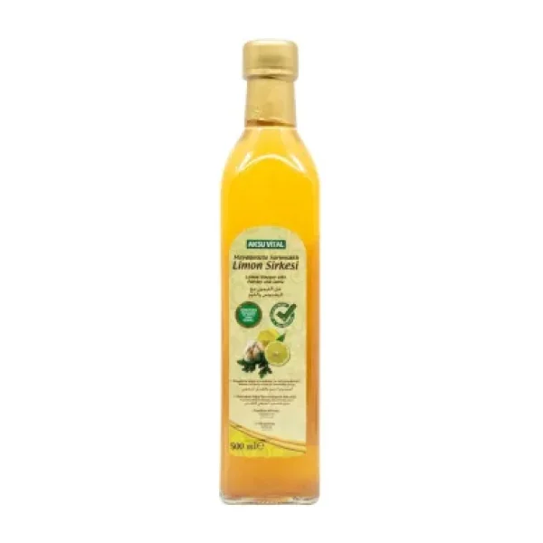 Aksu Vital 500 ml Maydanozlu Sarımsaklı Limon Sirkesi