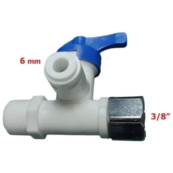 Aqua Bella Su Arıtma Cıhazı Hat Alma Aparatı 3/8'', 6 Mm Hortum Bağlantılı