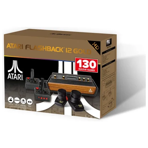 Atari Flashback 12 Gold 130 Oyun HD Oyun Konsolu