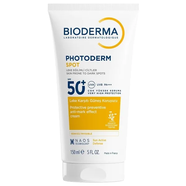 Bioderma Photoderm Spot SPF50+ Leke Karşıtı Çok Yüksek Korumalı Yüz ve Vücut Güneş Kremi 1