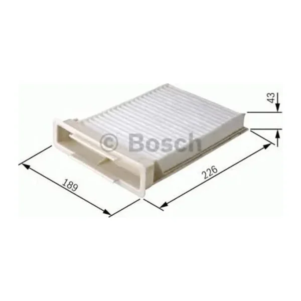 Bosch 1987432120 Polen Filtresi Clıo Iıı-Modus-Twng-Mıcra Iıı-Note-Sandero-Dustero 1.2 16v-1.4-16v-1.6-1.6 16v-1.5dcı