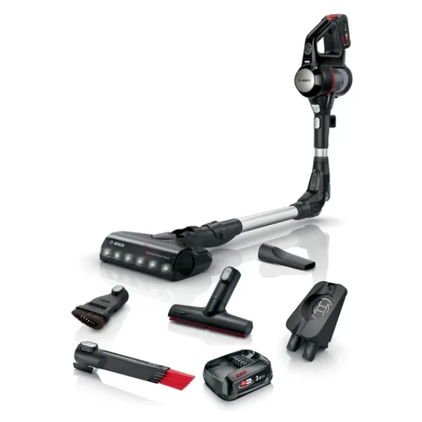 Bosch Unlimited 7 Çift Bataryalı 3 Modlu 10 Yıl Motor Garantili Şarjlı Dikey Süpürge