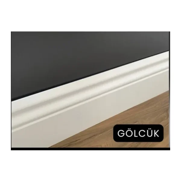 By Istanbul Yalı Serisi Lake Saten Beyaz Pvc Süpürgelik B10 Gölcük Serisi Pvc Gölcük