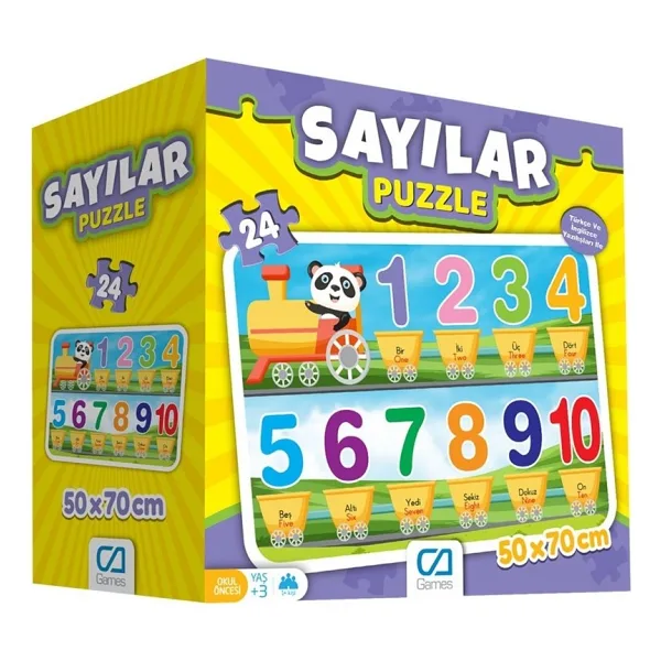 CA Games Sayılar Yer Puzzle 24 Parça 5134
