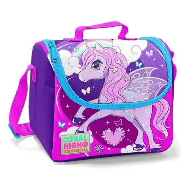 Coral High 11708 Unicorn Desenli Termoslu Beslenme Çantası