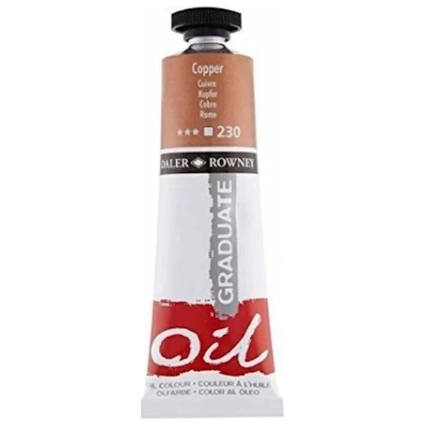Daler-Rowney Graduate 38 ml Yağlı Boya N:230 Copper